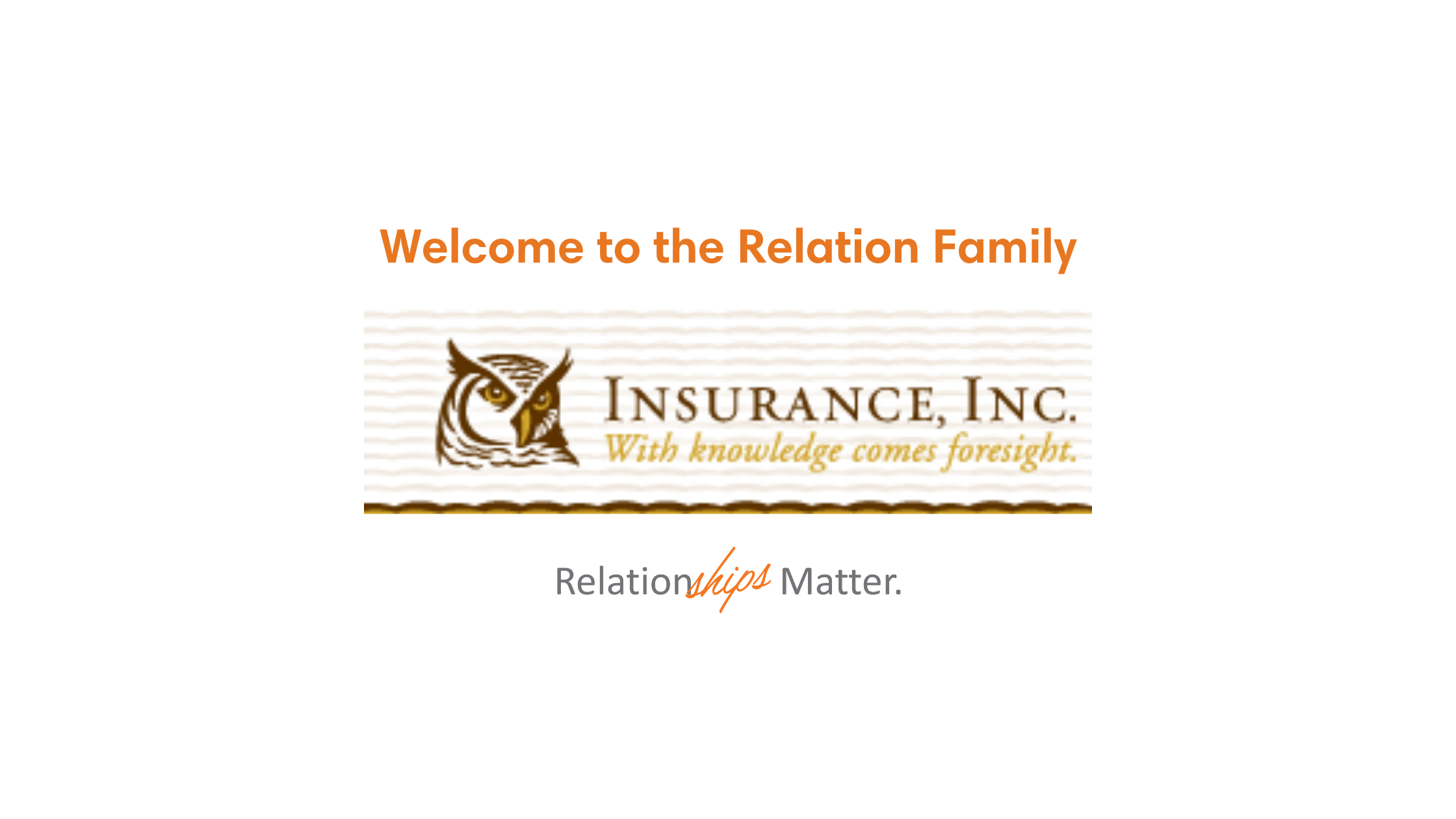 Relation Insurance Services Acquires the Assets of Insurance, Inc.